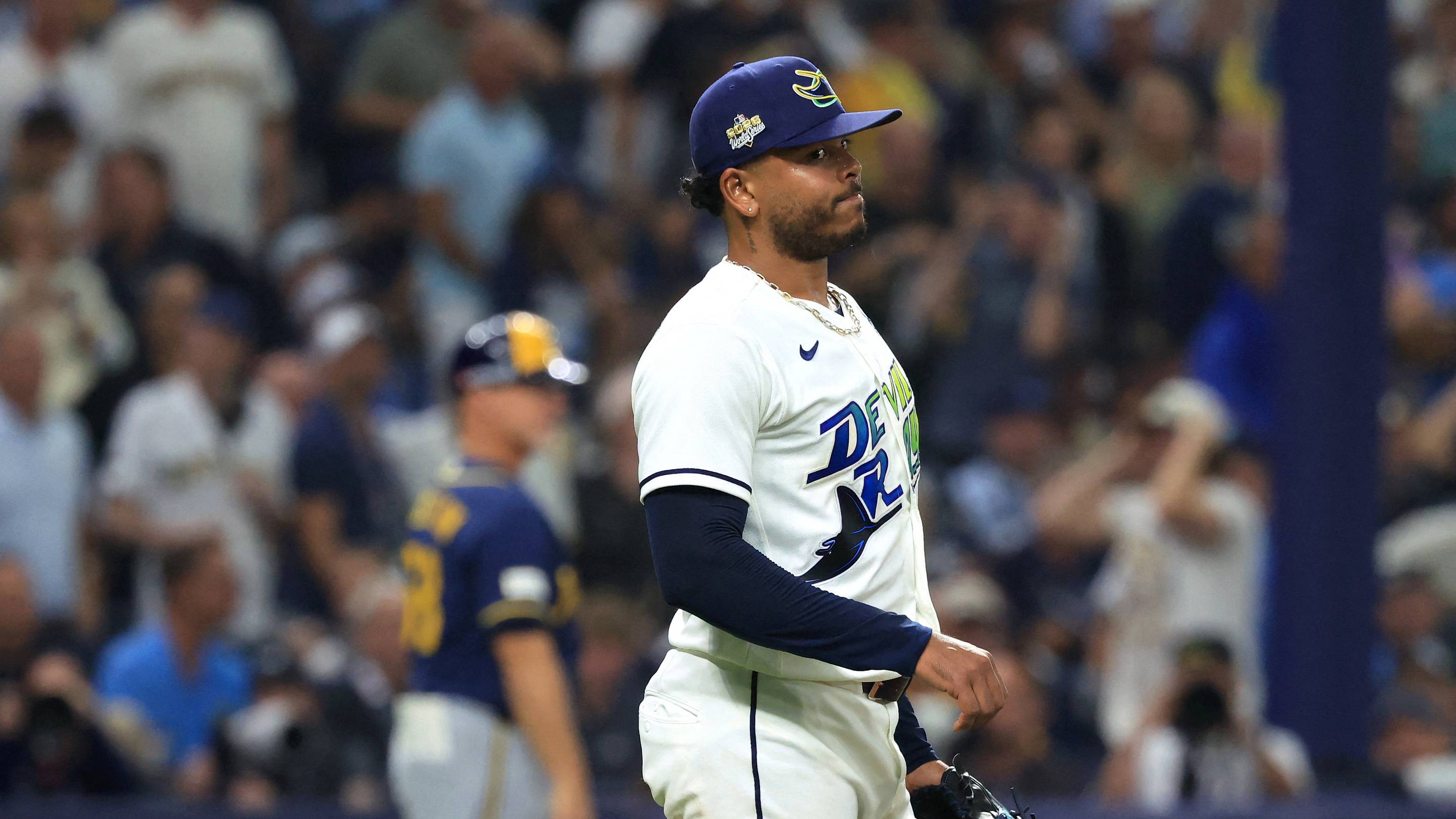 Freddy Peralta's World Series struggles, salary projection could steer Twins away — Puckett's Pond (Twins)